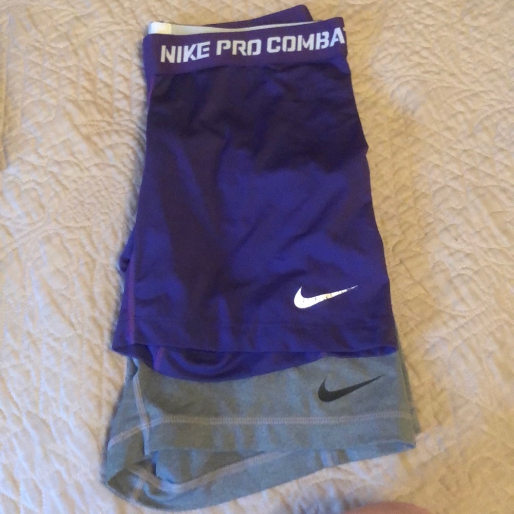 Nike pro spandex shorts
